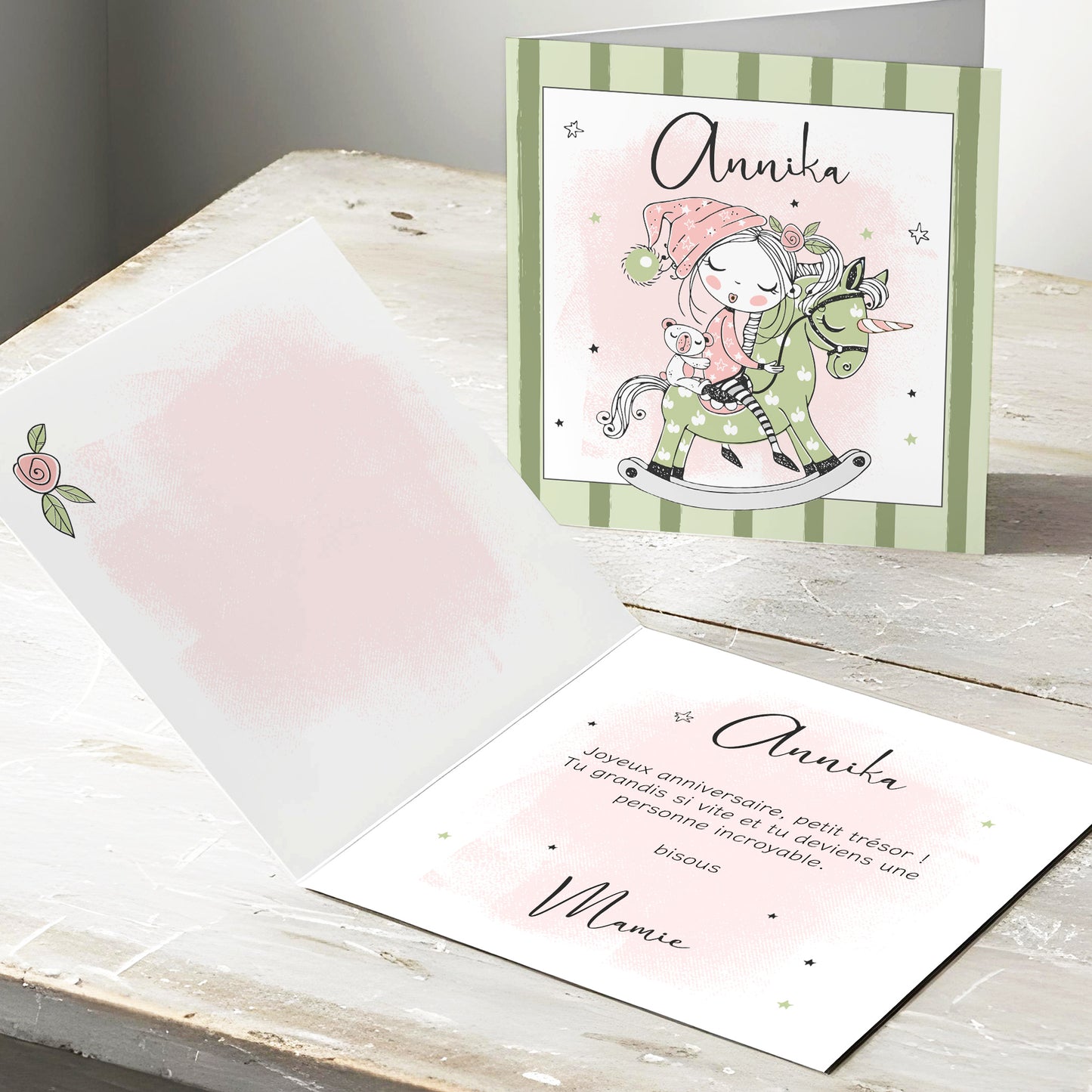 carte_enfant_personalisee_dreamer message