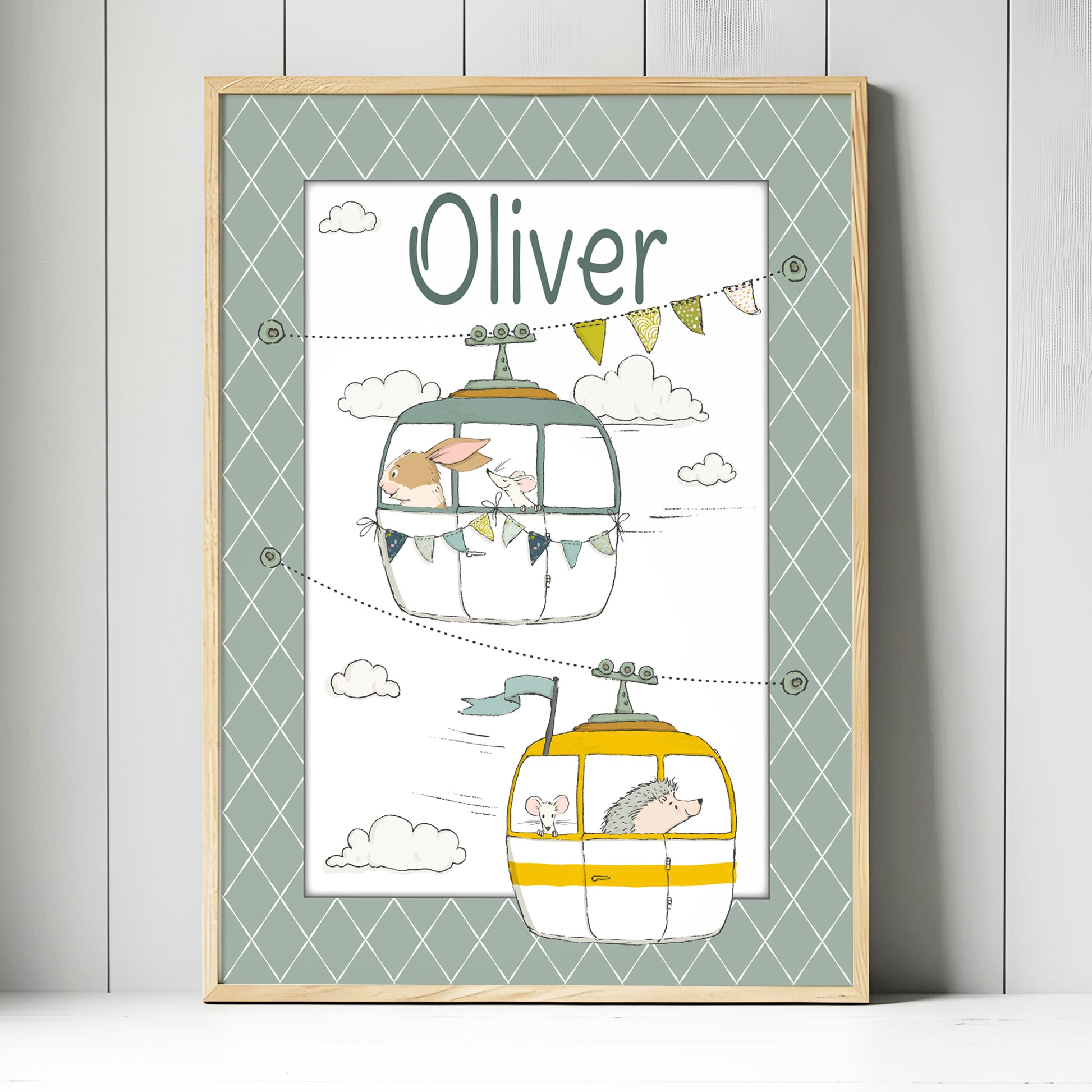 Affiche encadrée cadeau enfant 