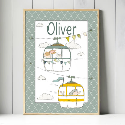 Affiche encadrée cadeau enfant 