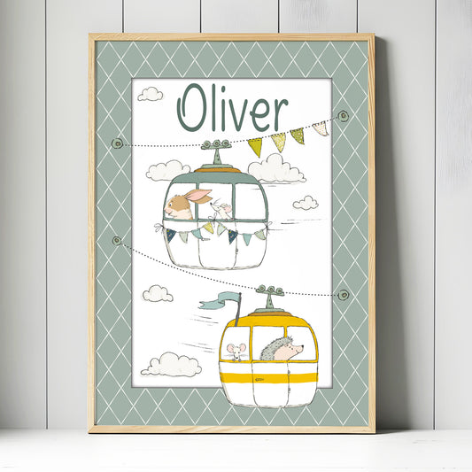 Affiche encadrée cadeau enfant 