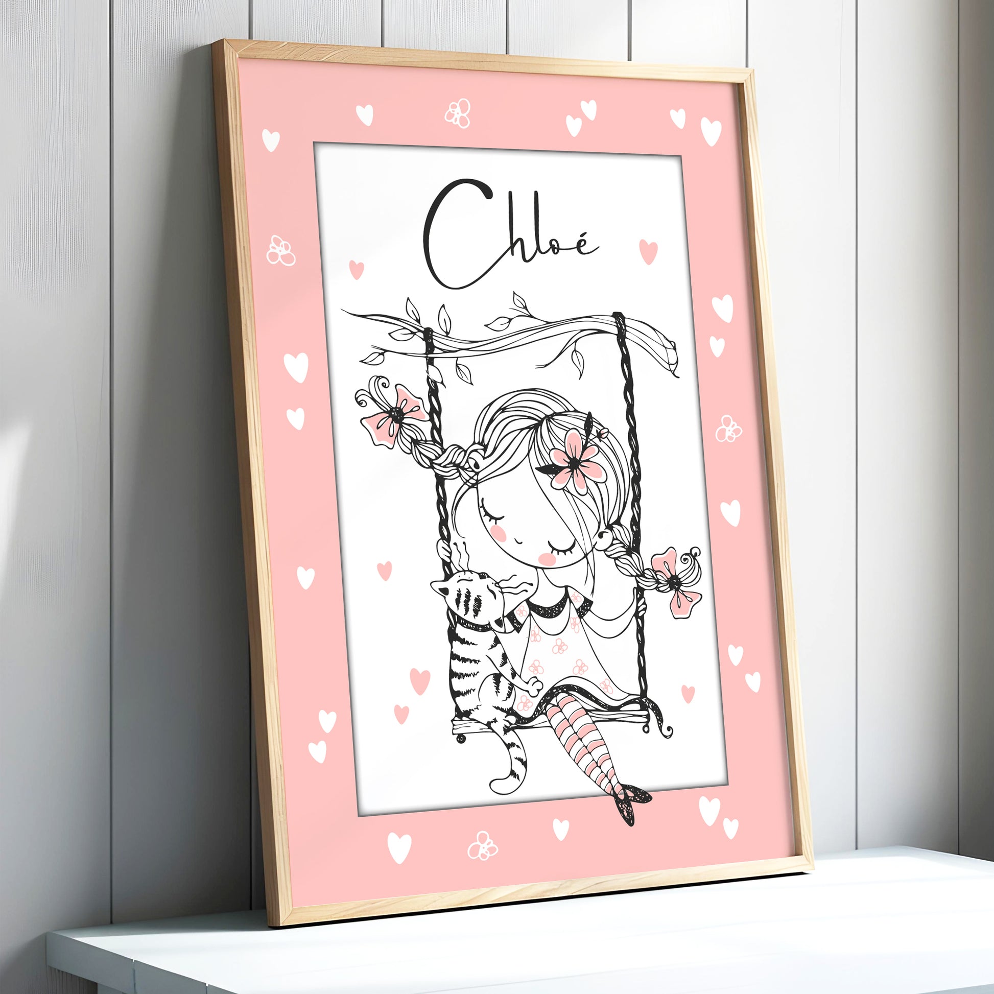 Affiche encadrée enfant