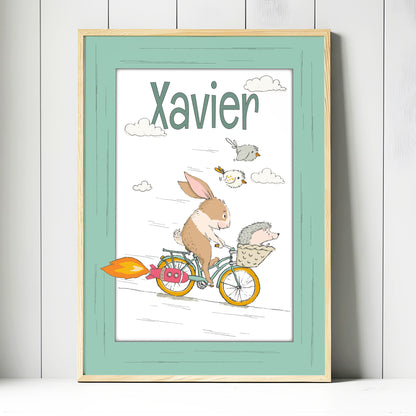 Affiche personnalisée enfant