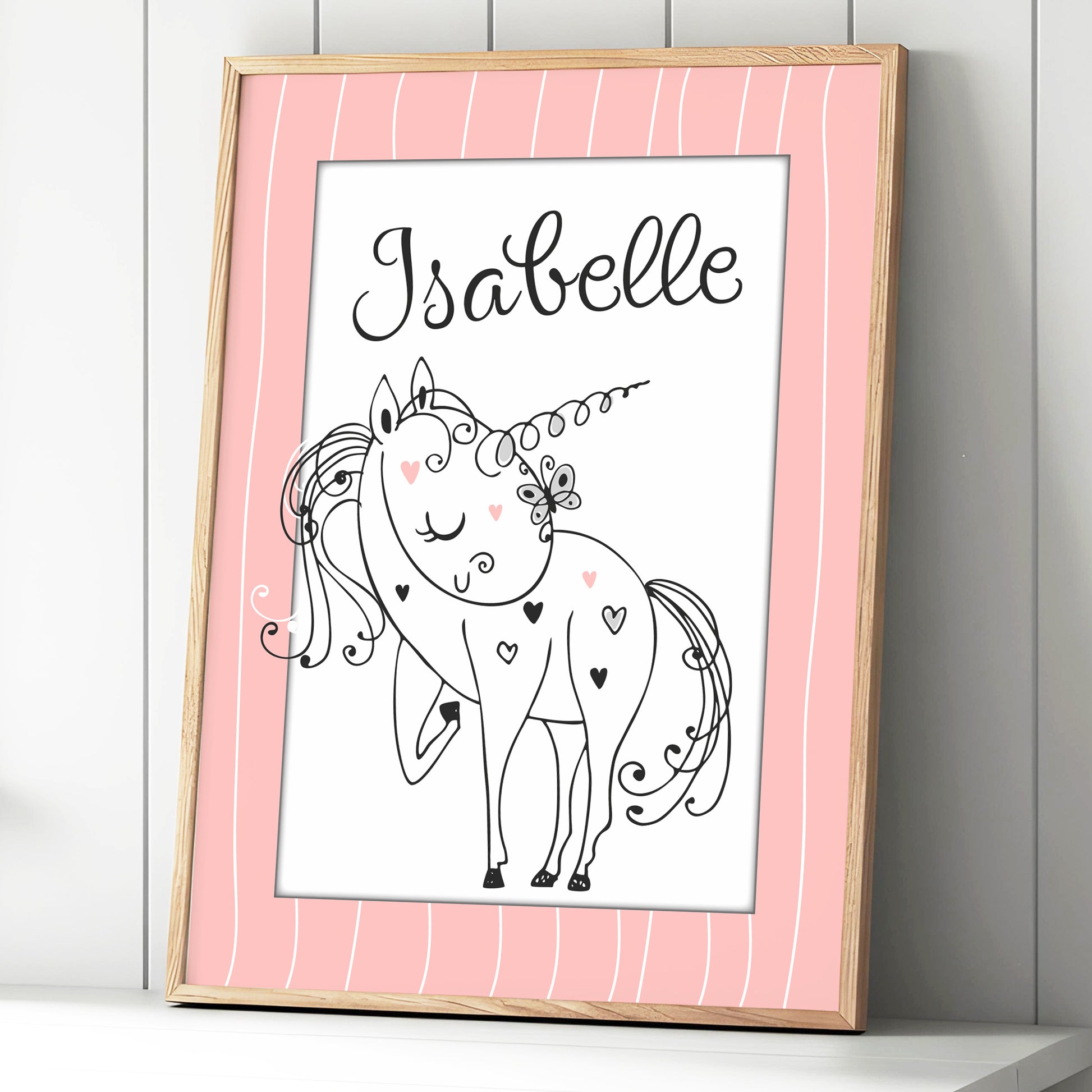 Affiche impression d'art Licorne