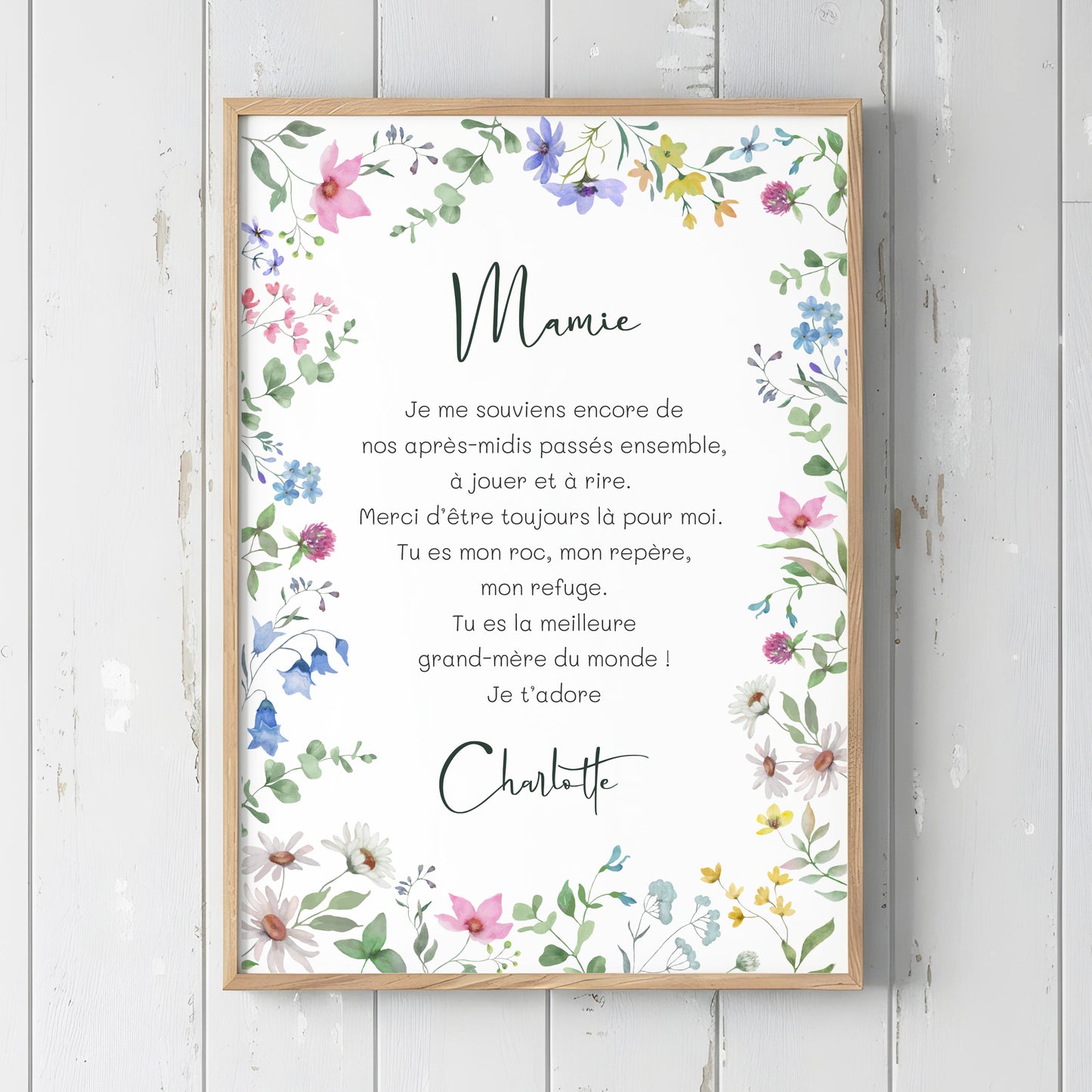 Affiche impression d'art Fleurs de printemps