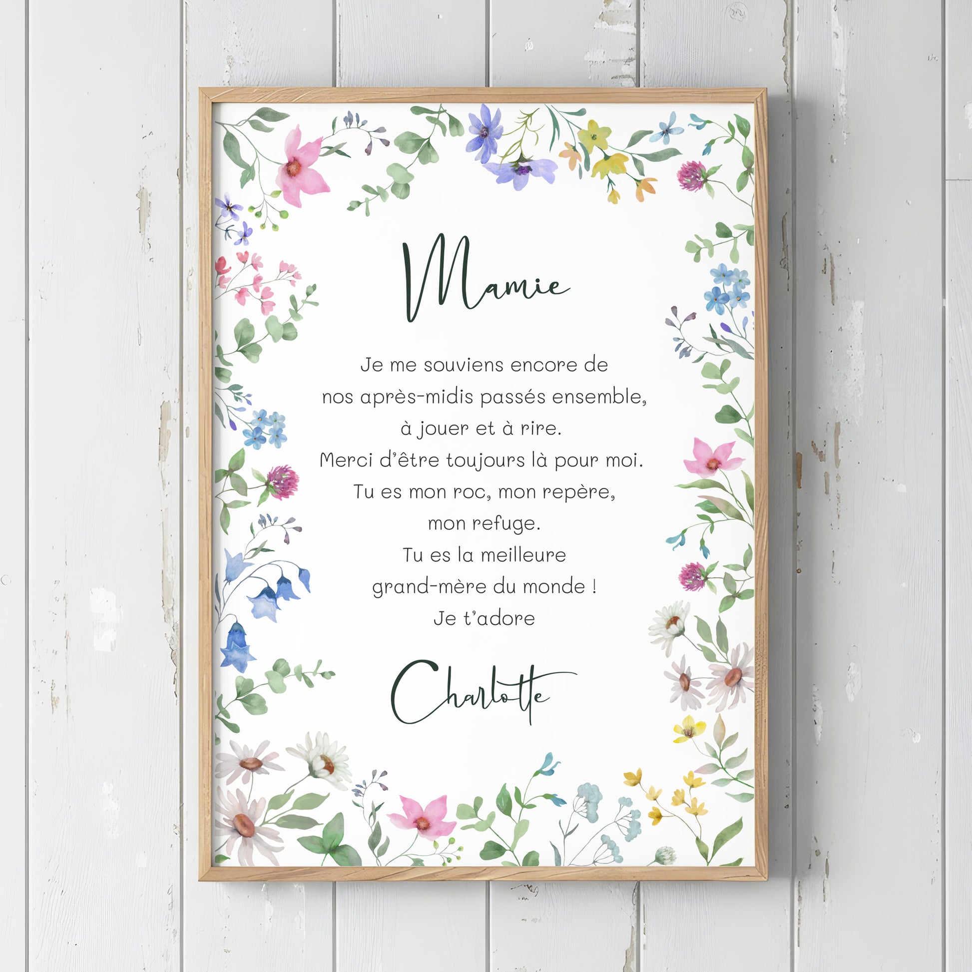 Affiche impression d'art Fleurs de printemps