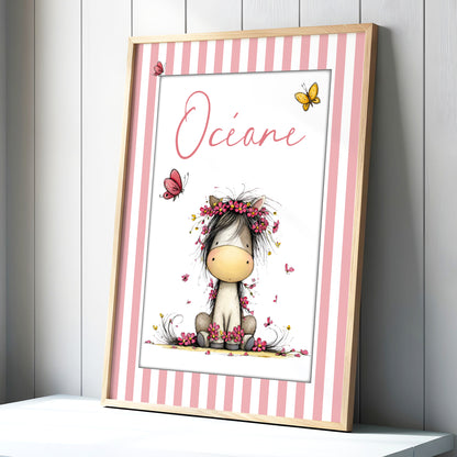 Affiche personnalisée enfant