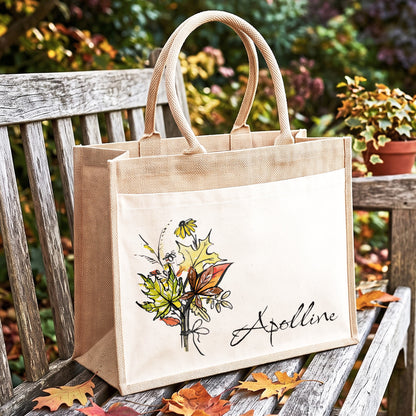 Bouquet Naturel - Sac Cabas Personnalisé