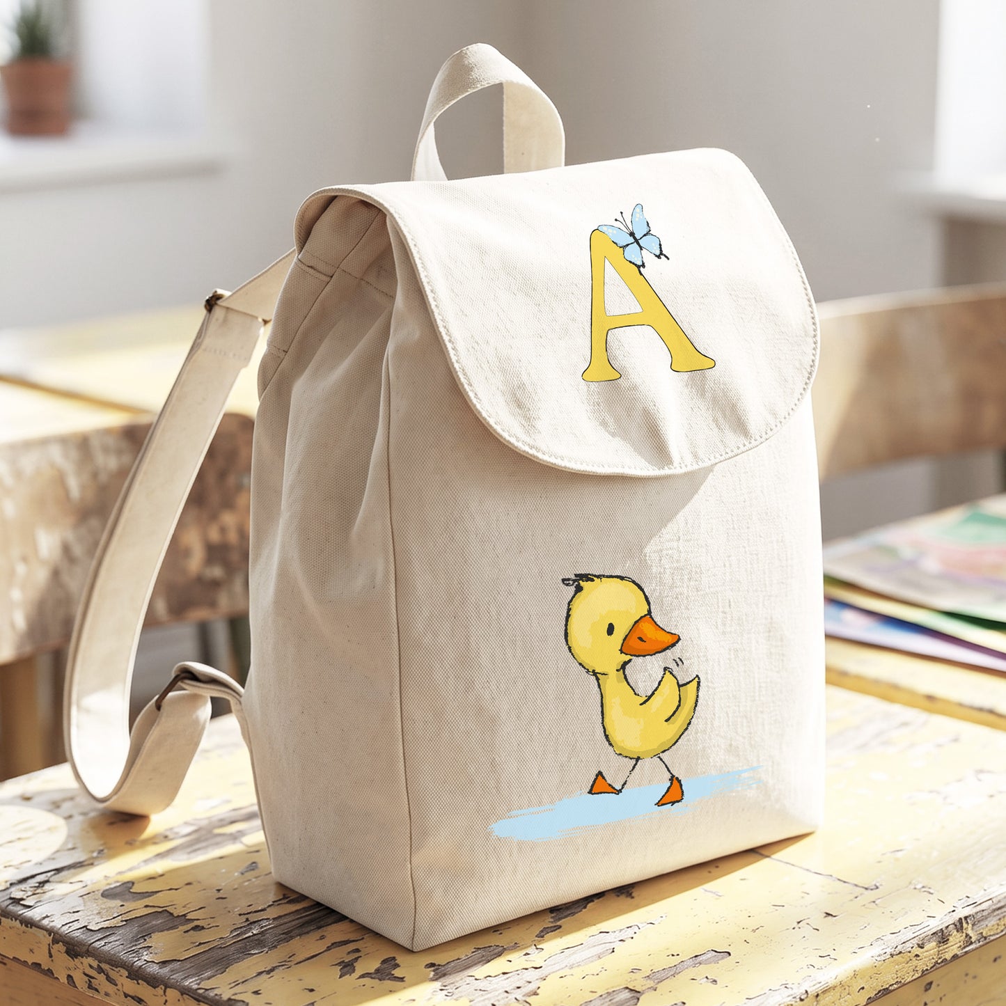 Caneton - Sac à dos enfant personnalisé