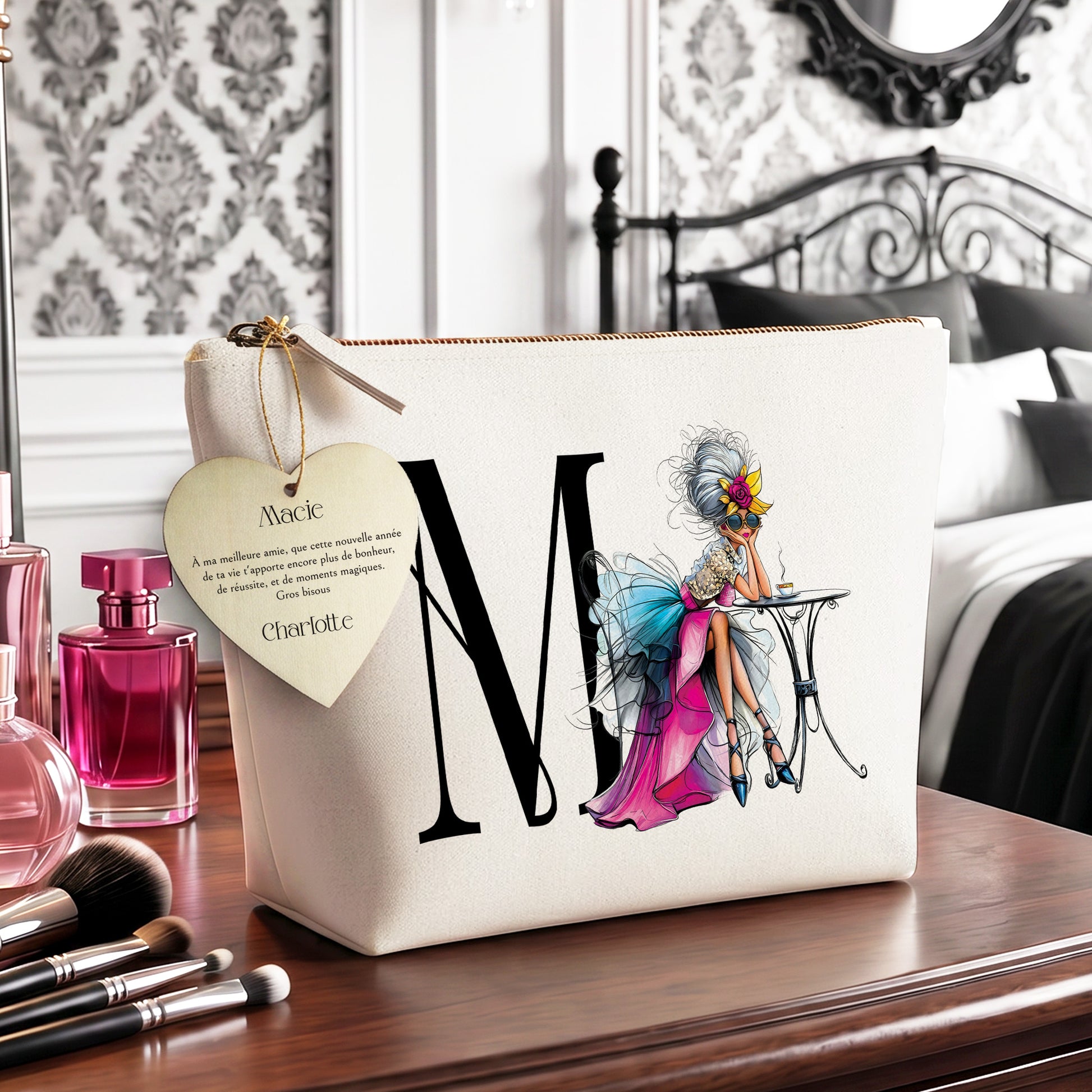 Ciao Bella.  Trousse à maquillage personnalisée maîtresse