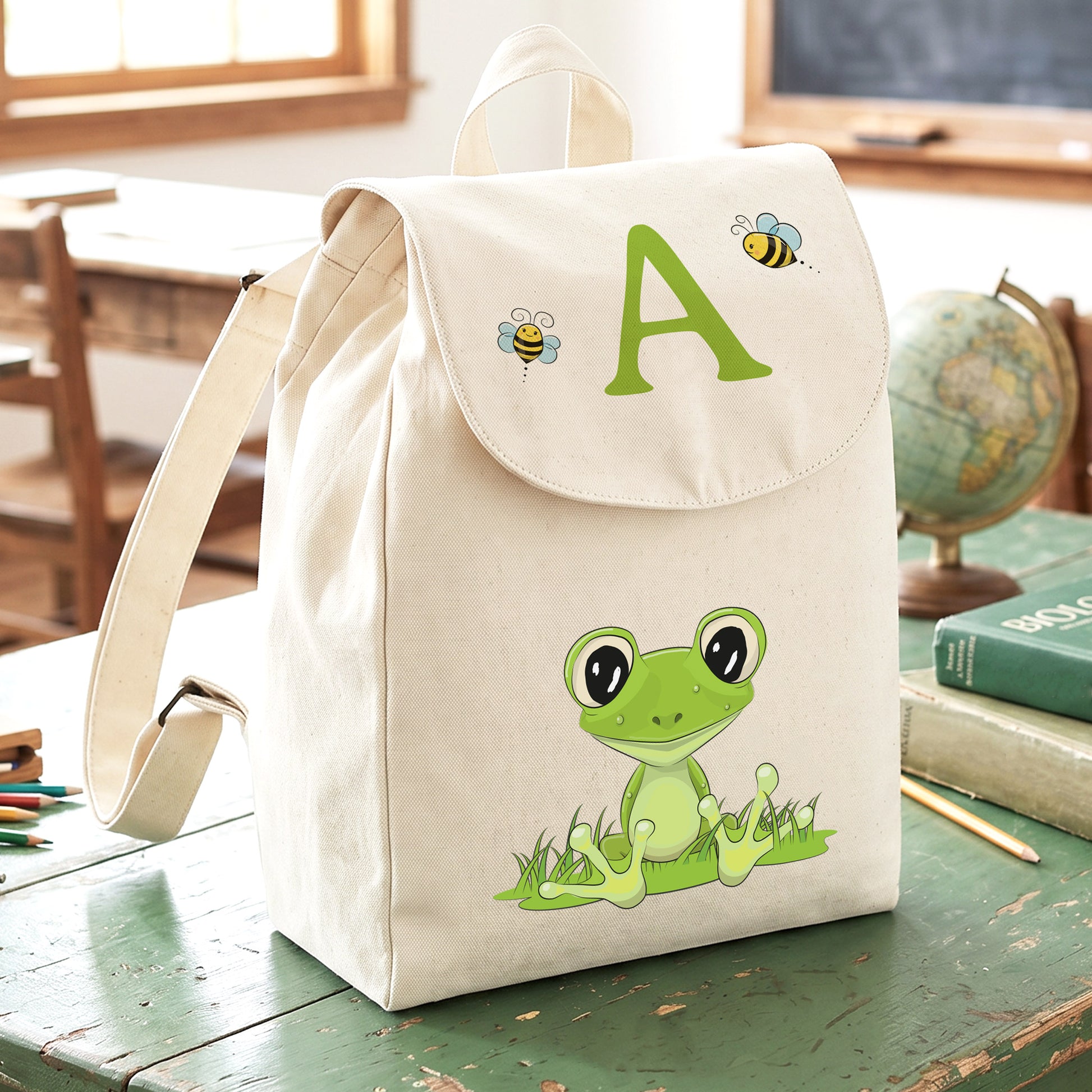 Grenouille - Sac à dos enfant personnalisé