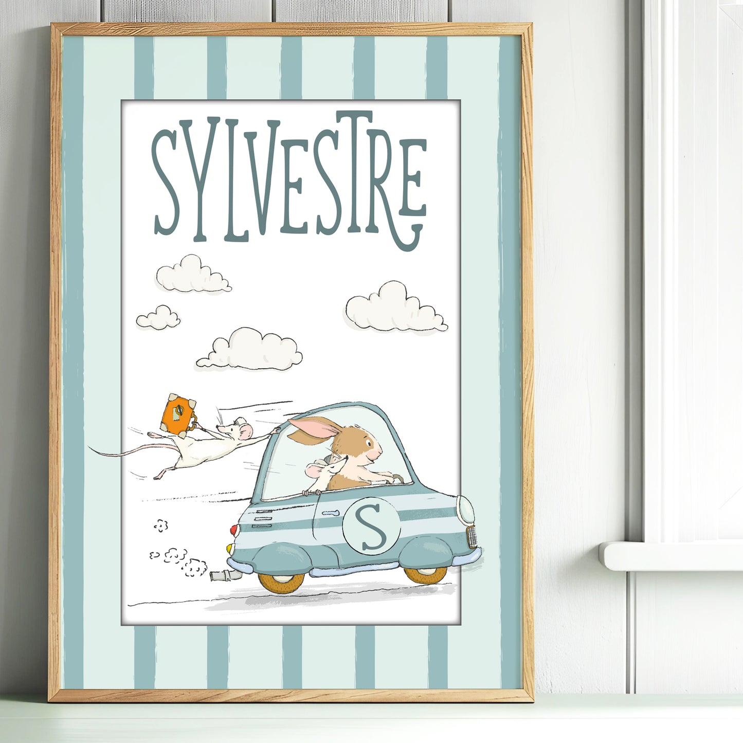 Illustration personnalisée enfant anniversaire