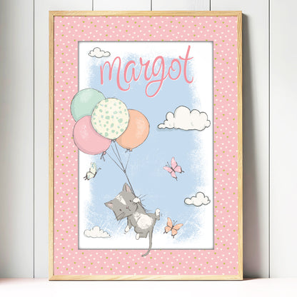 Illustration personnalisée enfant 