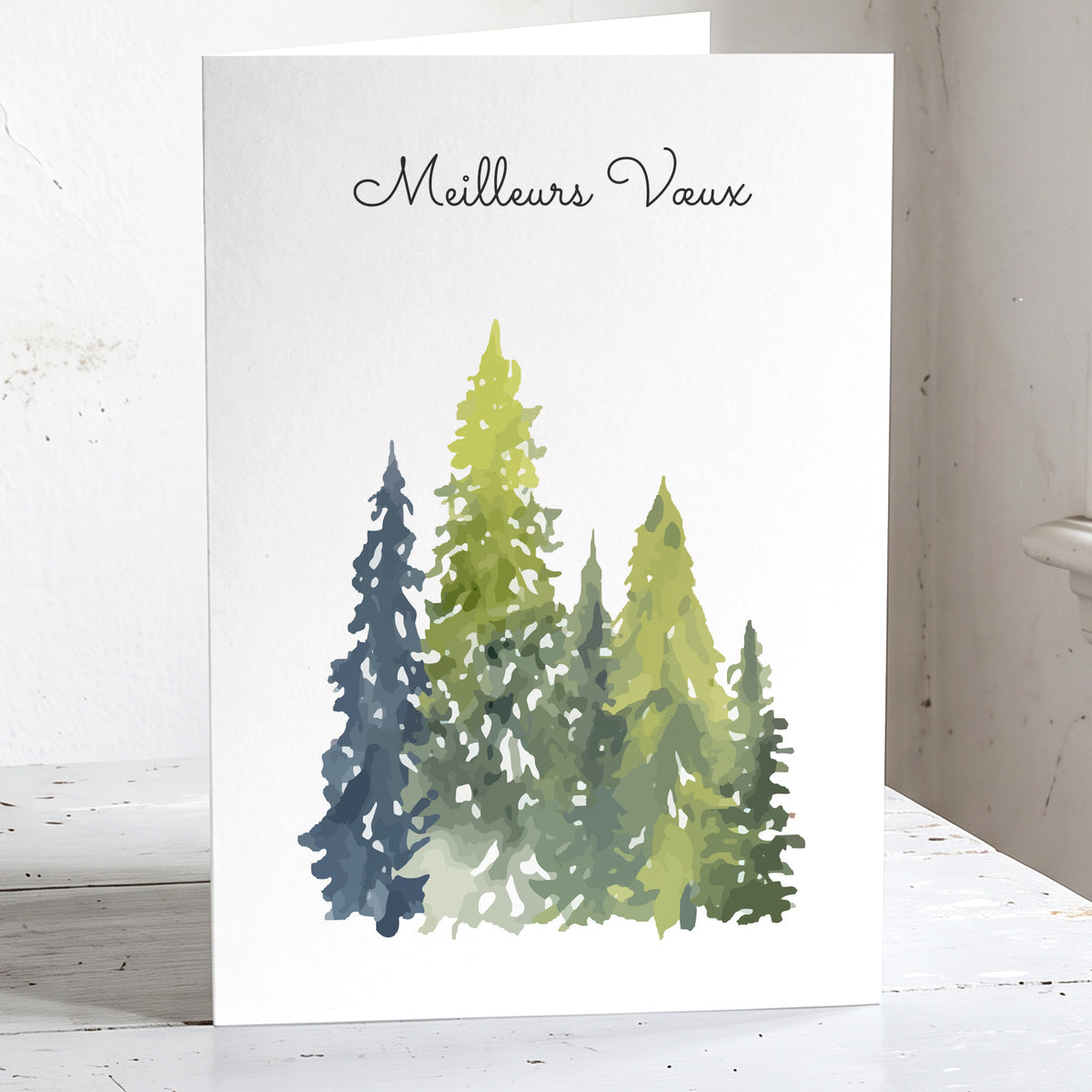 Les Forêts - Lot de 6 belle cartes Meilleurs vœux.