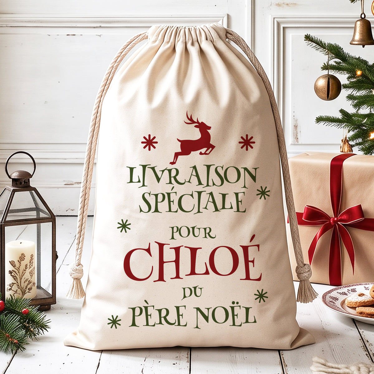 Livraison Spéciale - Hottes de Noël personnalisées enfant,