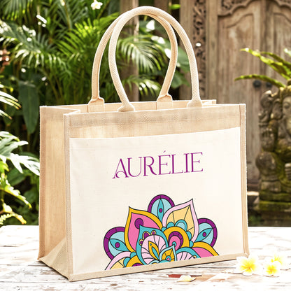 Mandala - Sac cadeau Cabas Personnalisé