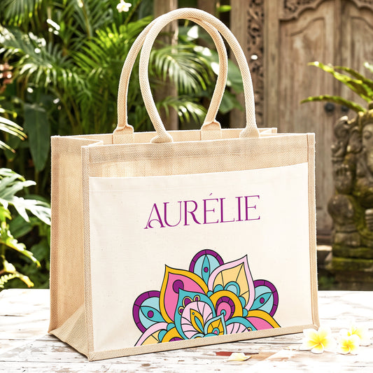 Mandala - Sac cadeau Cabas Personnalisé