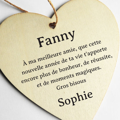 Mots du Cœur en bois