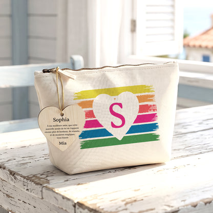 Summer Vibes - Trousse à maquillage personnalisée cadeau