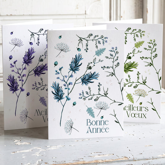 Botanica - Lot de 6 cartes Bonne Année