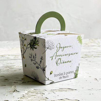Botanica bombes à graines de fleurs anniversaire