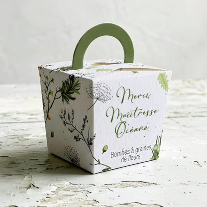 Botanica bombes à graines de fleurs merci maitresse