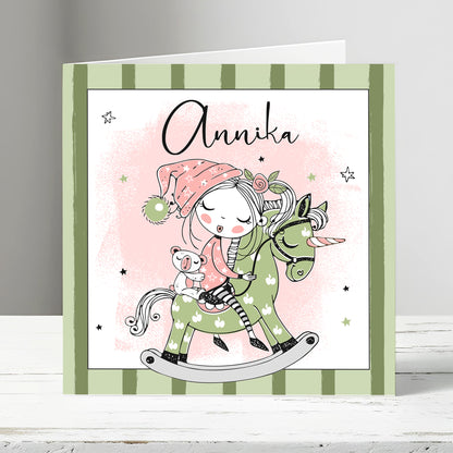Dreamer - Carte de vœux enfant à personnaliser.
