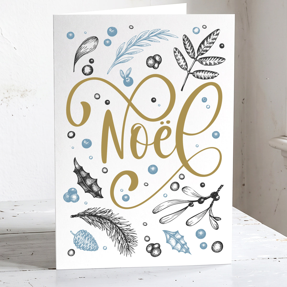 Botanique - Lot de 6 cartes de Noël TREE FREE