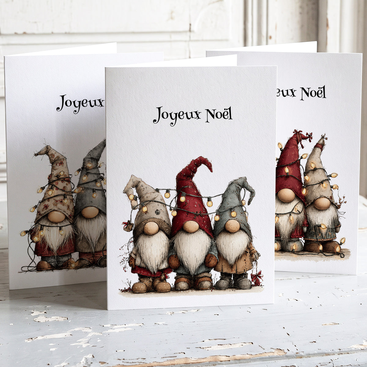 cartes de noel nains de noel