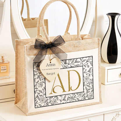 Éclat Doré - Sac Cabas Personnalisé Cadeau