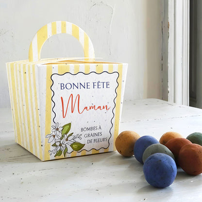 dolce vita bombes à graines de fleurs bonne fete maman