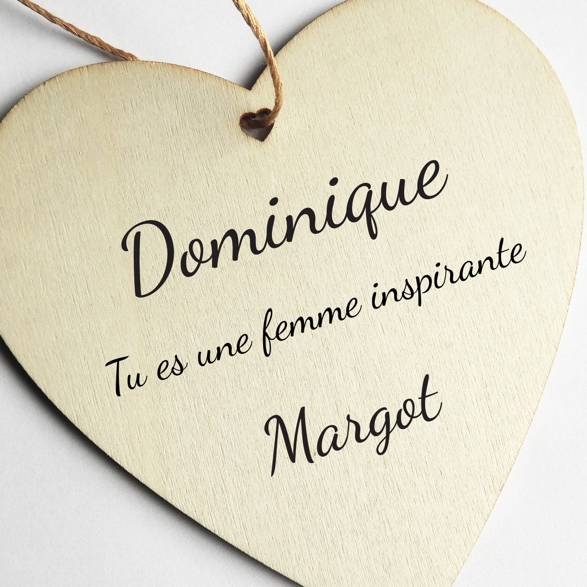 personnalisée message