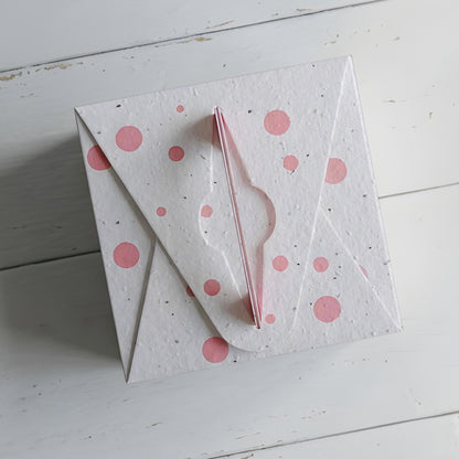Pink Polka bombes à graines de fleurs cadeau anniversaire