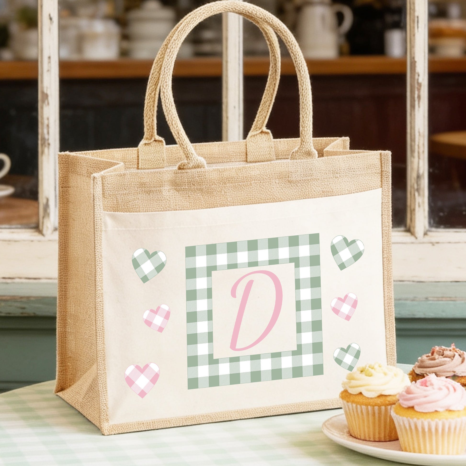 vichi pastel cadeau sac cabas personnalise